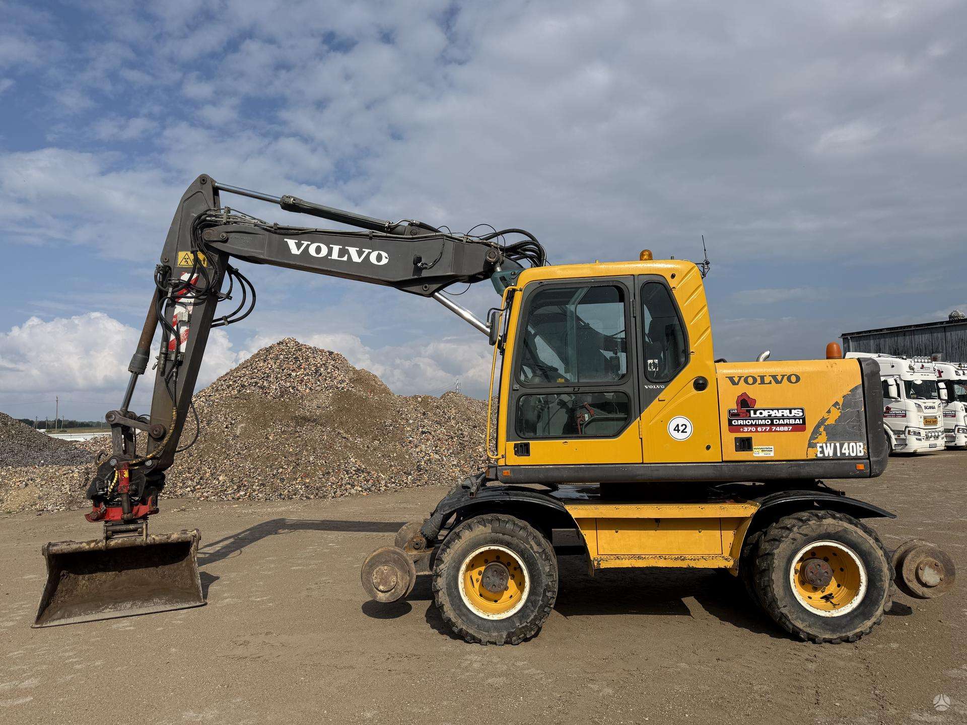 Volvo EW 140 B , ROTOTILT + RAILWAY - Image 3